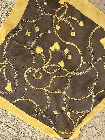 Hicab: Zərif şərf/şal - Ölçü: təxmini kvadrat forma (foto üzrə orta ölçü) - — 2