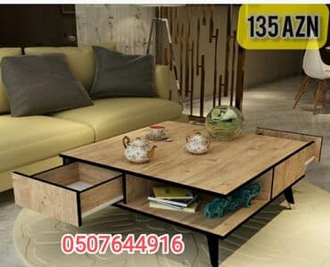 ders stol: Jurnal masası, Yeni, Açılmayan, Laminat, Dördbucaq masa — 4