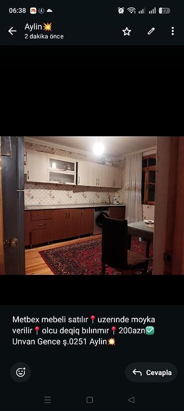 stullar satilir: Metbex mebeli satılır📍uzerınde moyka verilir📍olcu deqiq — 1