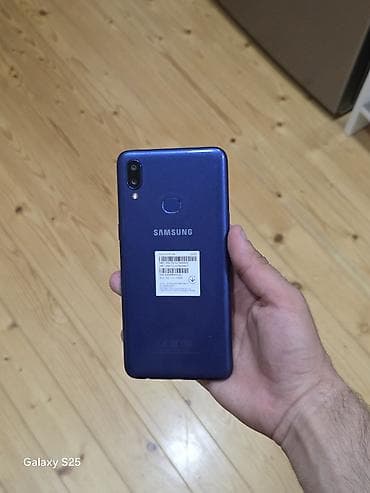 1:1 iphone: Samsung Galaxy A10s, 32 GB, rəng - Göy, Zəmanət, Sensor, Barmaq izi — 1