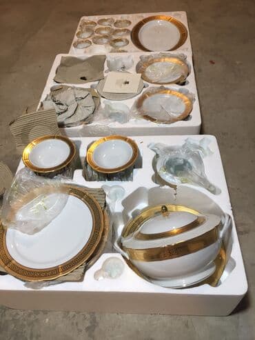 mayalı yumurta: Nahar dəsti, rəng - Qızılı — 5