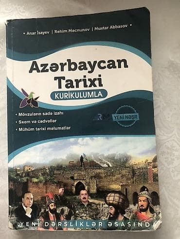 “Azərbaycan Tarixi – Kurikulumla” dərs vəsaiti Müəlliflər: Anar