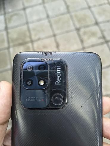 redmi 2 el telefon: Redmi 10C, 128 GB, rəng - Qara, Barmaq izi — 5