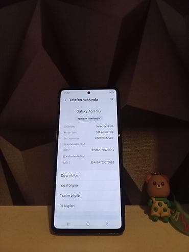 samsung kohnə: Samsung Galaxy A53, rəng - Qara, İki sim kartlı — 3