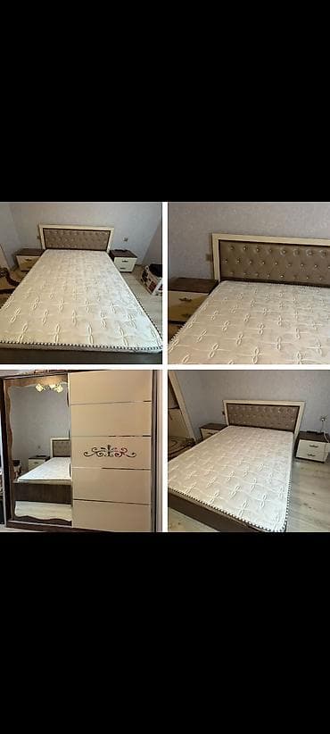 tek taxt: İkinəfərlik çarpayı, Dolab, Komod, Termo, İşlənmiş — 1