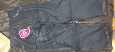 детские утепленные джинсы: Бриджы со стразами, утепленые стандартный размер. Новые — 2