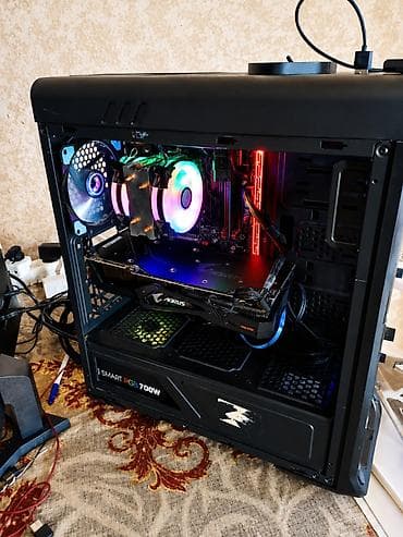 монитор: "Satılır: Kompüter Dəsti Ana Plata: Gigabyte Gaming 3 Prosessor: AMD — 4