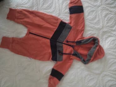 финская детская одежда: Uşaq kombinezonu – Mutrat Baby, 6–9 ay - Rəng: narıncı, qara və tünd — 1