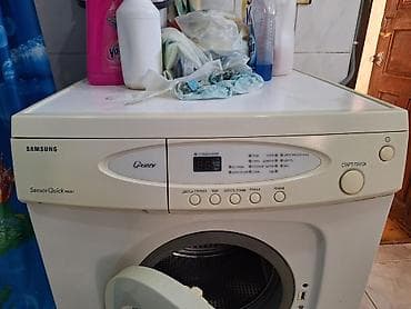 Аристоны: Стиральная машина Samsung, 5 кг, Б/у, Автомат, Без сушки, Нет кредита, Самовывоз — 4