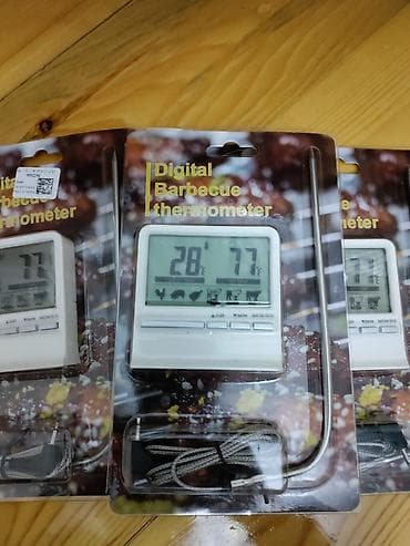 grill aparati: Rəqəmsal yemək termometri – mətbəx və manqal üçün. Xüsusiyyətlər: - — 5