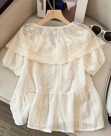 черная шифоновая рубашка: Yeni kimi cemi 1 defe geyindim, cox qesengdi, 13 azn/ Naxışlı — 2