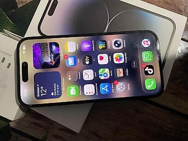 iphone 16 e: IPhone 14 Pro, 128 GB, Qara, Sənədlərlə — 2