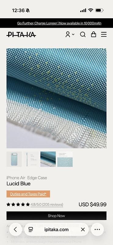 mi 11 lite kabro: PITAKA Ultra-Slim Case – iPhone Air üçün nazik qoruyucu örtük - — 6