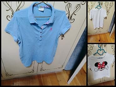 - Qadın polo köynəyi – U.S. Polo Assn., ölçü L. Açıq-mavi rəng — 1