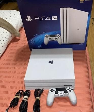 PlayStation 4 Pro – ağ rəng Xüsusiyyətlər: - PS4 Pro konsolu (ağ
