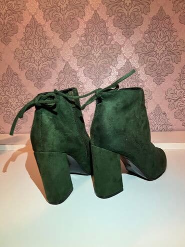 qış botları: Ölçü: 40, rəng - Yaşıl, Yeni — 4