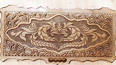 nərd taxta: Taxta nərd dəsti - Təbii ağacdan hazırlanmış, tamamilə əl oyma — 2