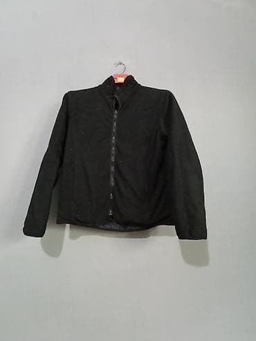 polis geyim: Qadın/Kişi üçün qara qışlıq jaket - Rəng: qara - Model: sadə, minimal — 2