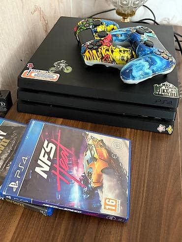 plesteyşın 5 pro: PlayStation 4 Pro oyun konsolu paketi - Model: PS4 Pro (Sony), qara — 2