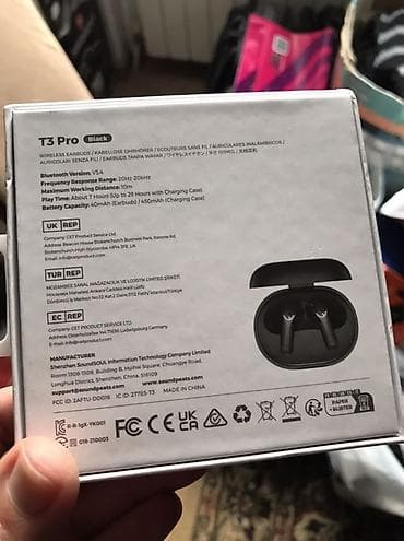 samsung z flip 1: Simsiz (Bluetooth) Qulaqcıqlar, rəng - Qara — 2