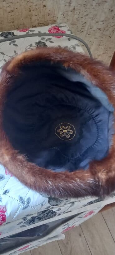 xəz qadın koftaları: Məmulat: təbii xəz qadın papağı - Model: klassik dairəvi — 1