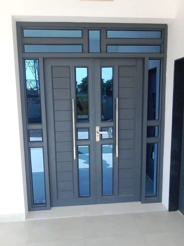 yazda qapi: Mənzil üçün Yeni Giriş qapısı Zamok ilə, Zəmanətli, Pulsuz quraşdırma, Rayonlara çatdırılma — 23