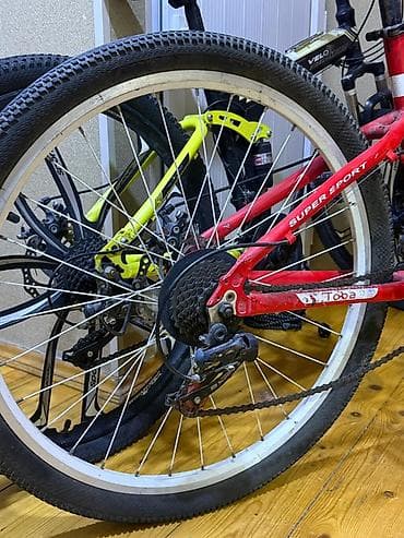 bmx velo: Toba “Super Sport” dağ velosipedi - Rəng: qırmızı-ağ - Çərçivə: Toba — 2