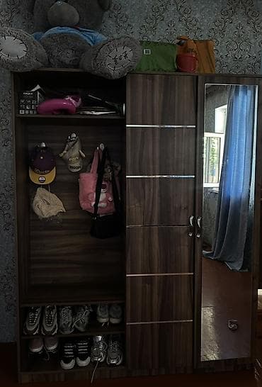 dolab skaf: Dəhliz üçün çoxfunksiyalı giriş mebeli - Material: ağac teksturalı — 1