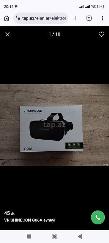 telefonlae: VR SHINECON G06A virtual reallıq eynəyi - Smartfon üçün VR eynək — 1