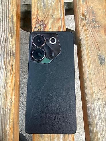 iphone dubai version: Tecno Camon 19 Pro, rəng - Qara, Barmaq izi — 1