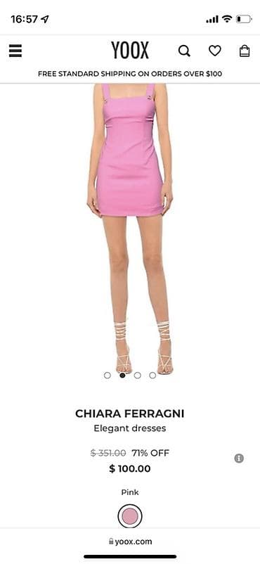 Chiara Ferragni mini don – çəhrayı - Model: Elegant dresses (mini — 1