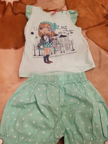 şortikli uşaq pijaması: Dest geyim — 1