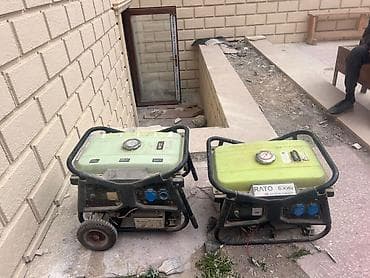 Benzinlə işləyən portativ generatorlar - Güc: 6 kVA (etiketdə “RATO 6