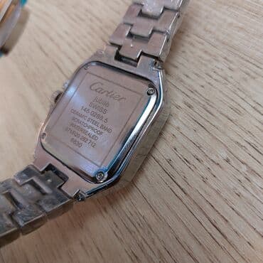 Qadın ayaqqabıları: Qol saatı, Cartier, rəng - Qara — 4