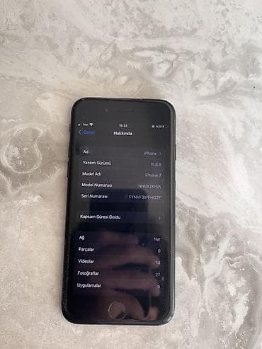 13 pro ayfon: IPhone 7, 32 GB, Qara, Barmaq izi — 3