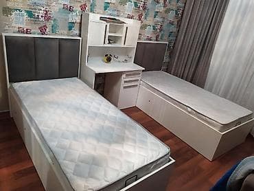 uşaq carpaysı: Oğlan və qız üçün, Yeni, 2 təknəfərlik çarpayı, Yazı masası — 4