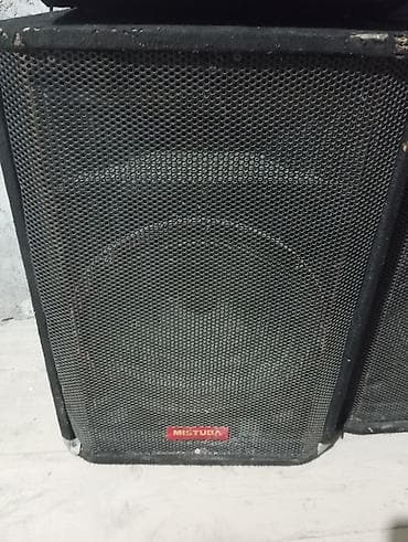 mini sok çəkən: Səs sistemi komplekti satılır. Dəstə 2 ədəd MISTUBA akustik kolonka və — 1
