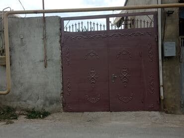 Metal Həyət darvazası, Yana açılan