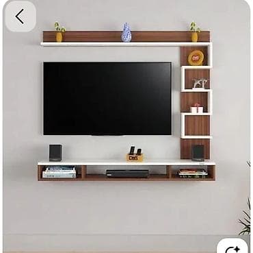 bilgisayar seti: Yeni, Düz TV altlığı, Polkalı, Laminat — 1