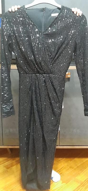 razrezli don: Ziyafət donu, Midi, Dolce & Gabbana, M, L — 6