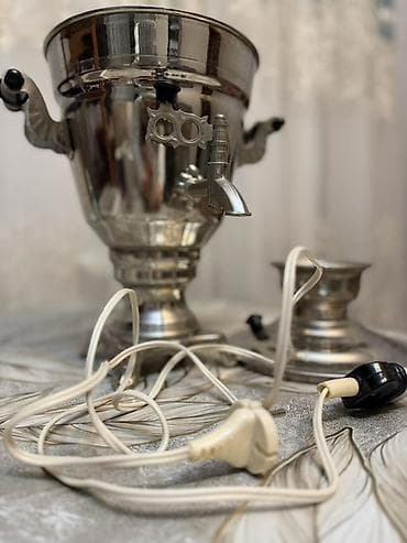 demir su cen: Yeni Elektrik Samovar, 3 l, Ünvandan götürmə — 4