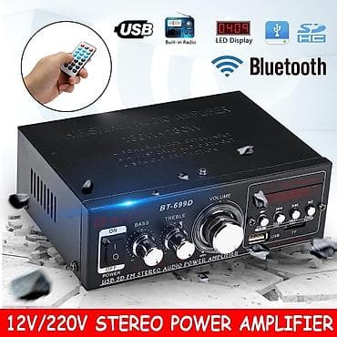 bluetooth qulaqliq: Sesguclendirici usilitel amplifier Teze qutuda say coxdur topdan — 5