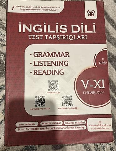 8 ci sinif ingilis dili test: Ingilis dili test- listening, reading, grammar — 1