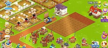 Hay Day oyun hesabı – inkişaf etmiş təsərrüfat - Səviyyə: 68 - Pul və