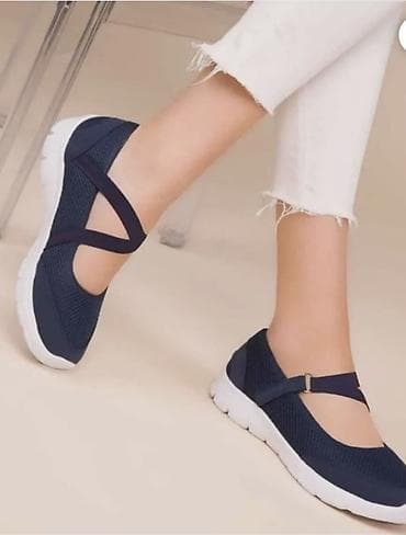 Балетки: Балетки, Размер: 39, цвет - Синий, Новый — 4