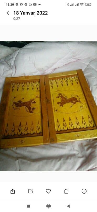 4 lü çanta: NƏrd taxta, 50 man — 2