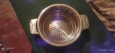 karaca qazan: Rəng - Gümüşü, Paslanmayan polad — 6