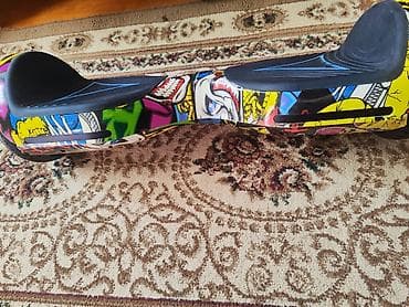 Grafiti dizaynlı iki təkərli hoverboard (self‑balancing skuter) - — 1