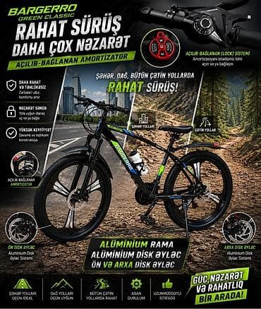 velo rambo: Bargerro Green Classic dağ/şəhər velosipedi Xüsusiyyətlər: - — 1