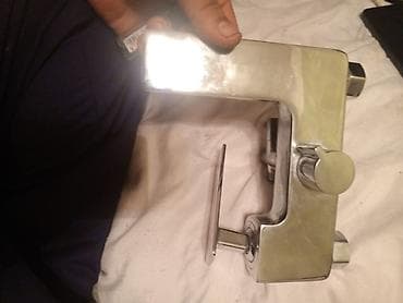 Hamam üçün divardan quraşdırılan kran-miksər - Material: xrom örtüklü — 3